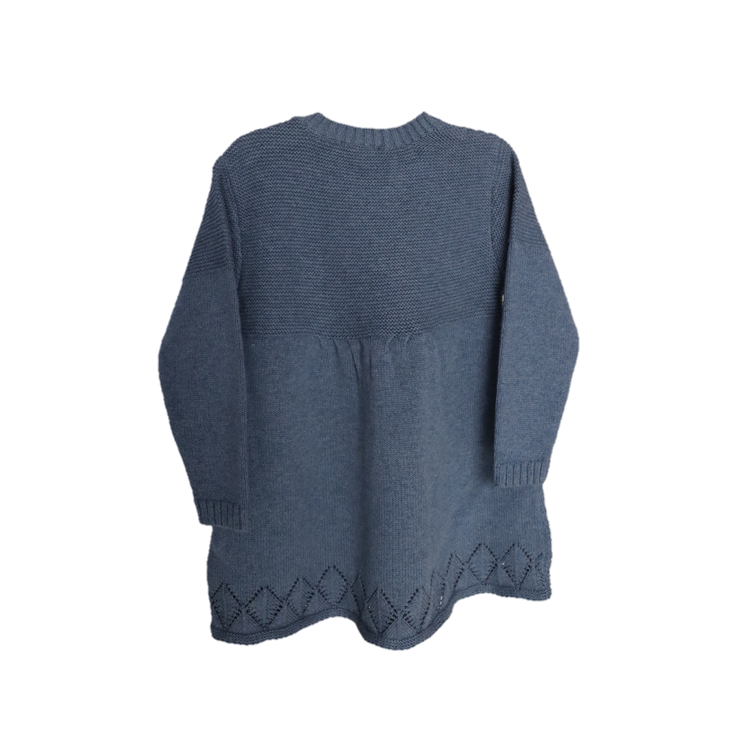 Blue Baby Frock I 100% Organic Cotton - Mojopanda Organic  Store