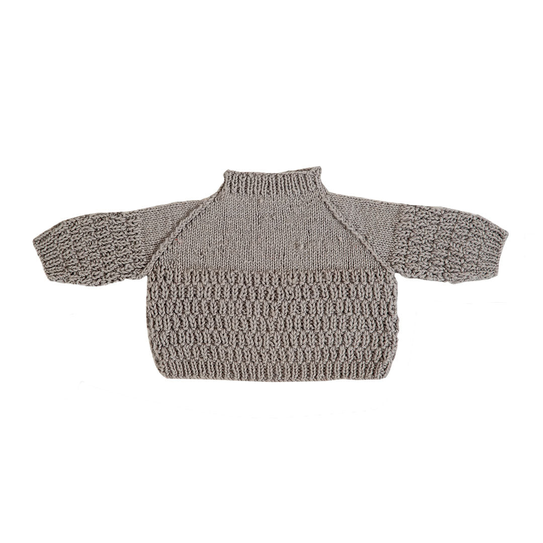 Organic Wool | Pullover | Ultimate Grey - 0-1 Months - Mojopanda Organic  Store