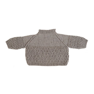 Organic Wool | Pullover | Ultimate Grey - 0-1 Months - Mojopanda Organic  Store