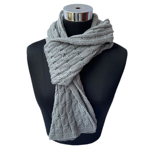Mufflers & Neck Warmer | Ultimate Grey | 100% Premium Wool | For Women - Mojopanda Organic  Store