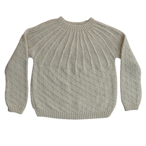 Organic Wool  | Pullover |   Ivory - Mojopanda Organic  Store