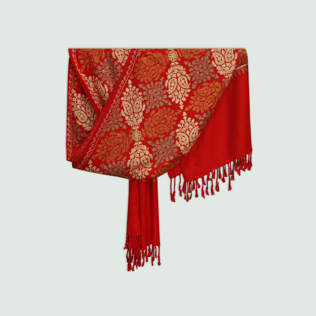Odhni Embroidered | Stoles & Shawls - Mojopanda Organic  Store