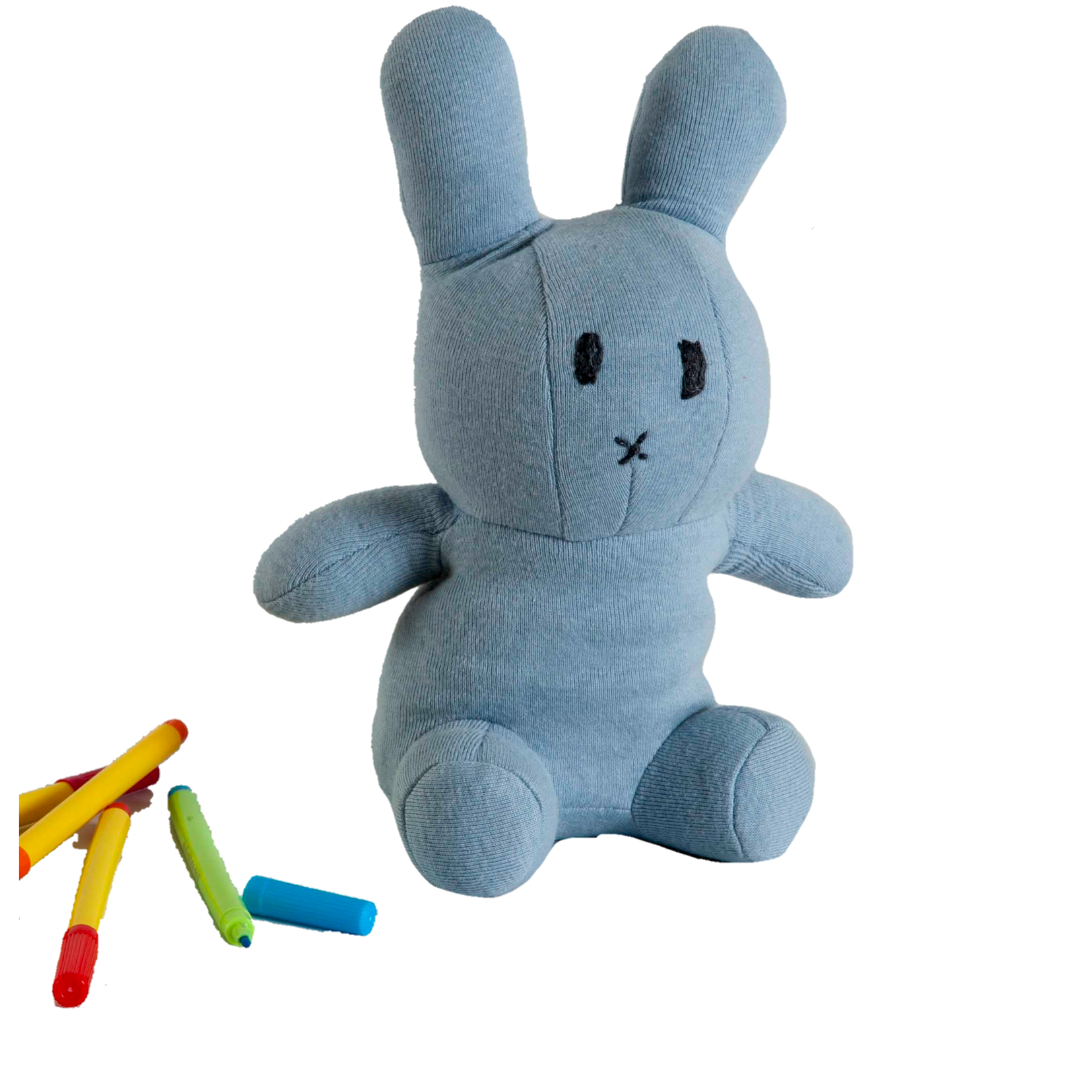 Rabbit soft toy/Made In India / Plush / Soft Toy | 100% Premium Cotton - Mojopanda Organic  Store