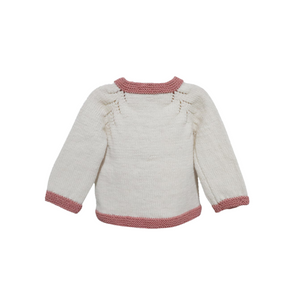 Border Brown Sweater for Baby | 100% Organic Wool - Mojopanda Organic  Store