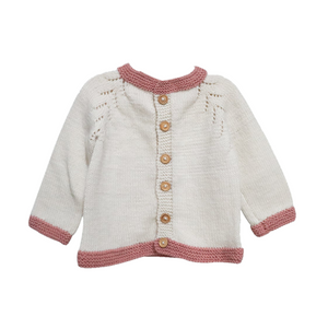Border Brown Sweater for Baby | 100% Organic Wool - Mojopanda Organic  Store