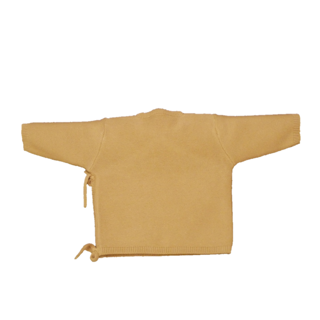 Tan Wrap Jacket for Baby  | 100% Organic Cotton - Mojopanda Organic  Store