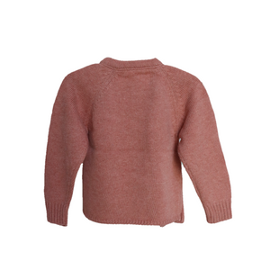 Peach Angrakha Sweater for Baby I 100% Organic Cotton - Mojopanda Organic  Store