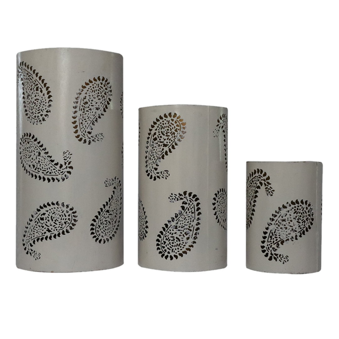 T Light Holder - Set of Three - Mojopanda Organic  Store