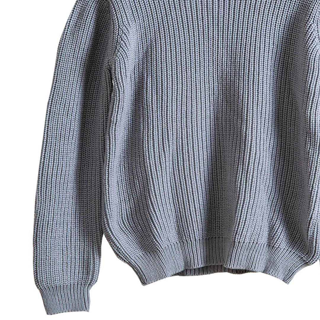 Pullover Round  Neck  - Ultimate Grey   |  For Men  |  100% Organic Wool - Mojopanda Organic  Store