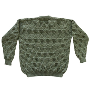 Pullover   Round Neck - Peppermint Green  |  For  Men  |  100% Organic Wool - Mojopanda Organic  Store