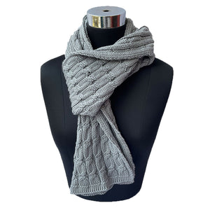 Mufflers & Neck Warmer | Ultimate Grey | 100% Premium Wool | For Women - Mojopanda Organic  Store