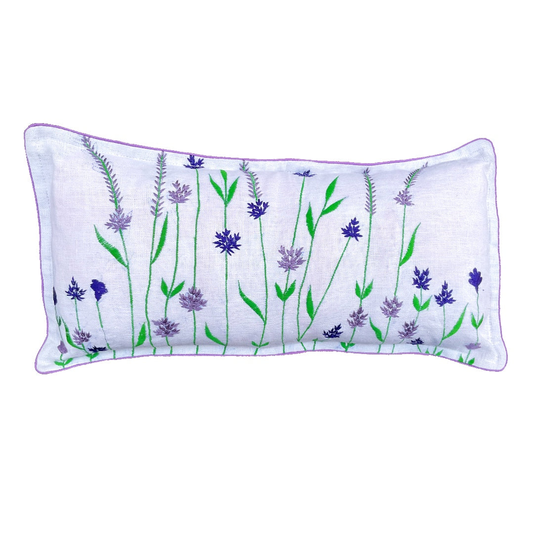 Cushion Cover  with  Embroidery| 100% hemp fabric - Mojopanda Organic  Store