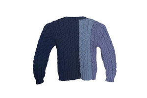 Shades of Grey - Round Neck Pullover I 100% Organic Wool - Mojopanda Organic  Store