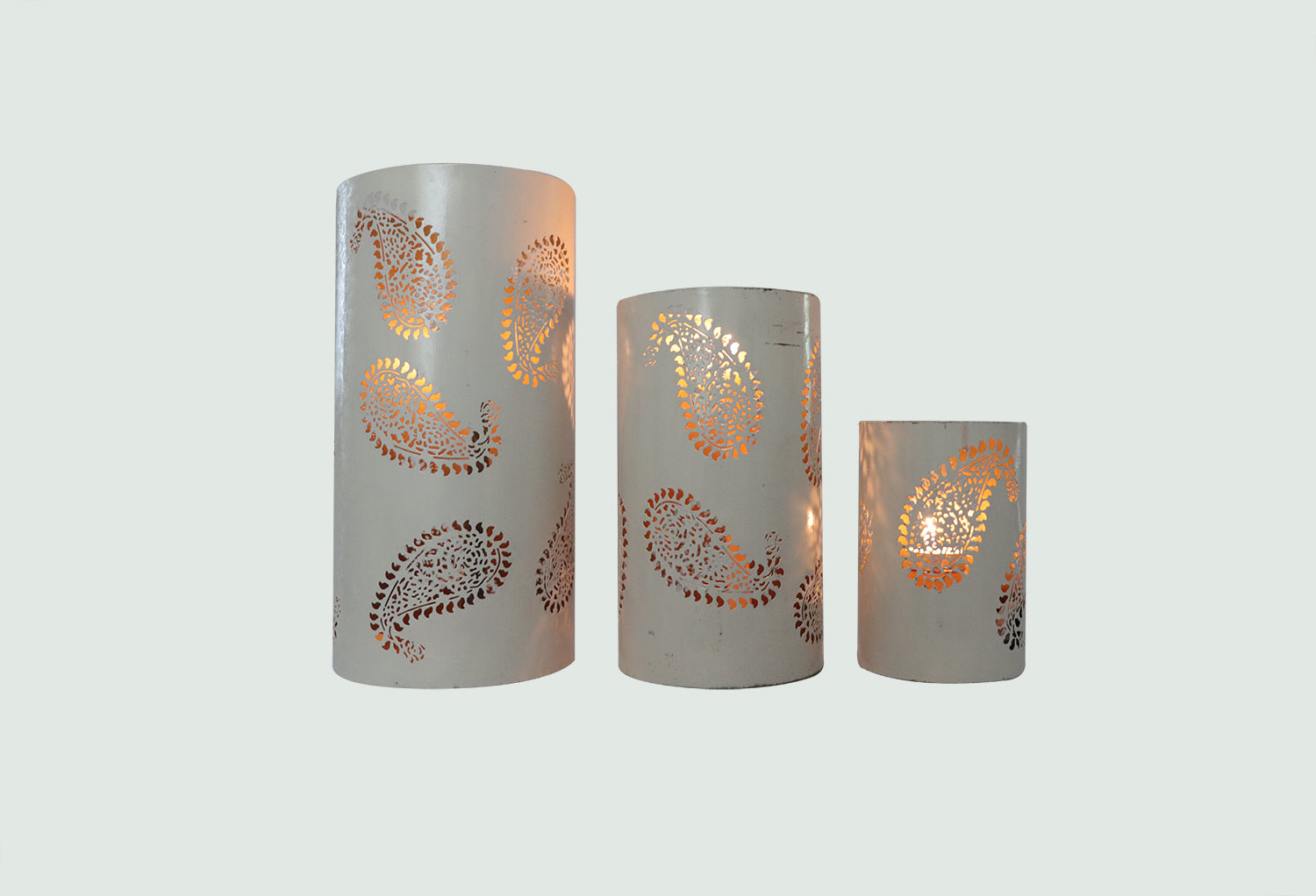 T Light Holder - Set of Three - Mojopanda Organic  Store