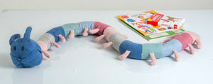 Snake Knitted Multicolor Stuffed/Plush/Soft Toy | 100% Premium Cotton - Mojopanda Organic  Store