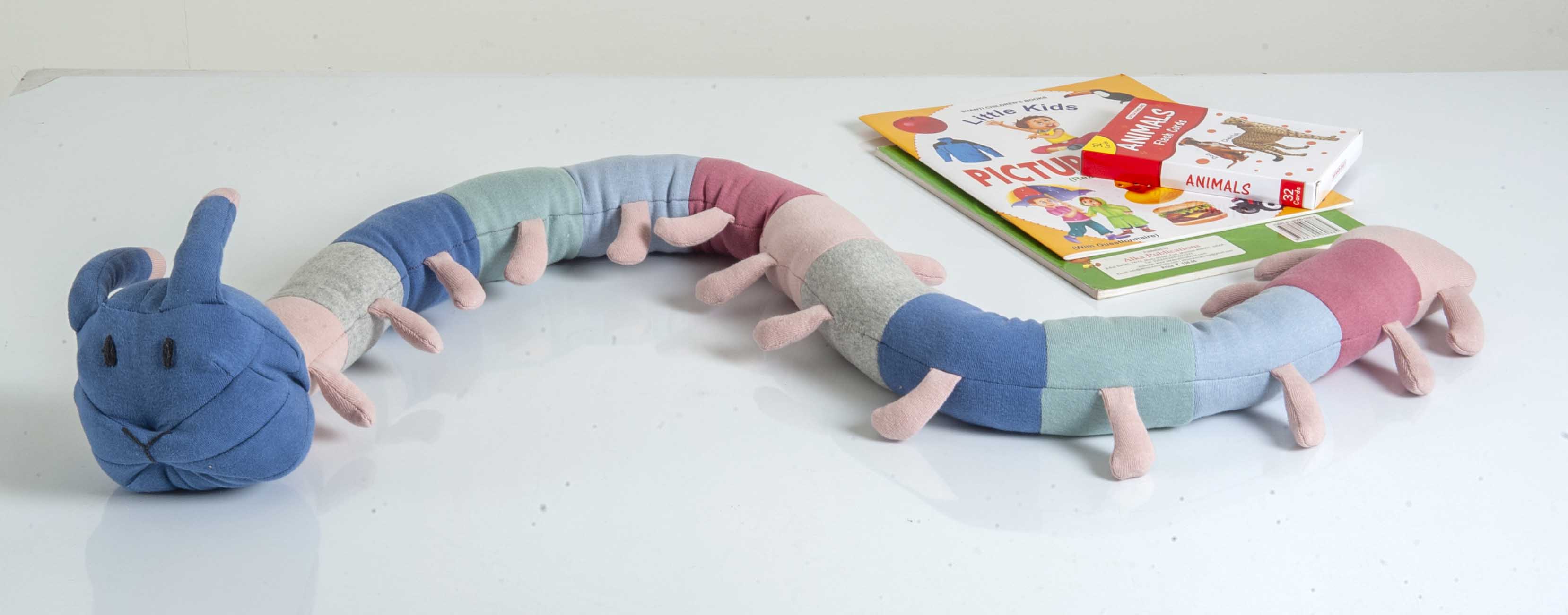 Snake Knitted Multicolor Stuffed/Plush/Soft Toy | 100% Premium Cotton - Mojopanda Organic  Store