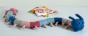 Snake Knitted Multicolor Stuffed/Plush/Soft Toy | 100% Premium Cotton - Mojopanda Organic  Store