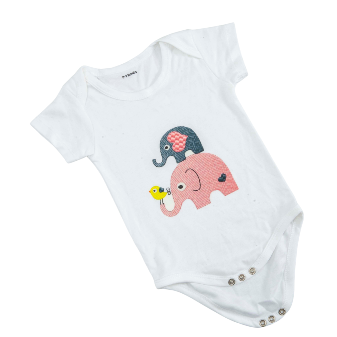 Elephant-Printed-Romper-Infant