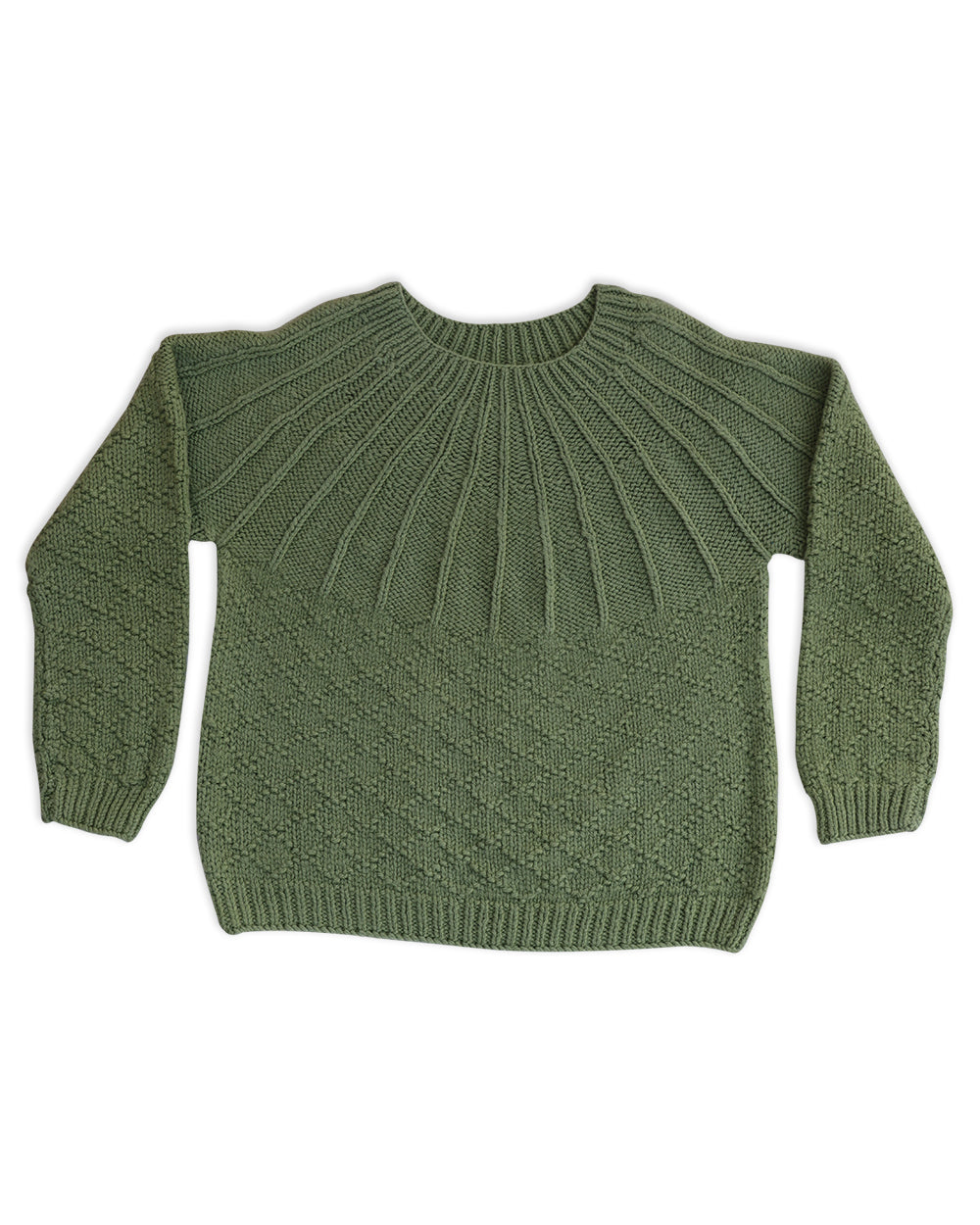 Organic Wool  |   Pullover - Mint - Mojopanda Organic  Store