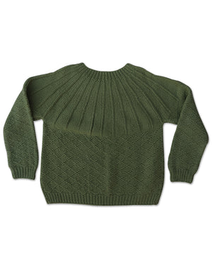 Organic Wool  |   Pullover - Mint - Mojopanda Organic  Store