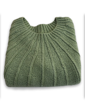 Organic Wool  |   Pullover - Mint - Mojopanda Organic  Store