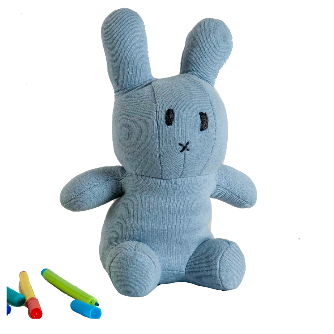 Rabbit soft toy/Made In India / Plush / Soft Toy | 100% Premium Cotton - Mojopanda Organic  Store