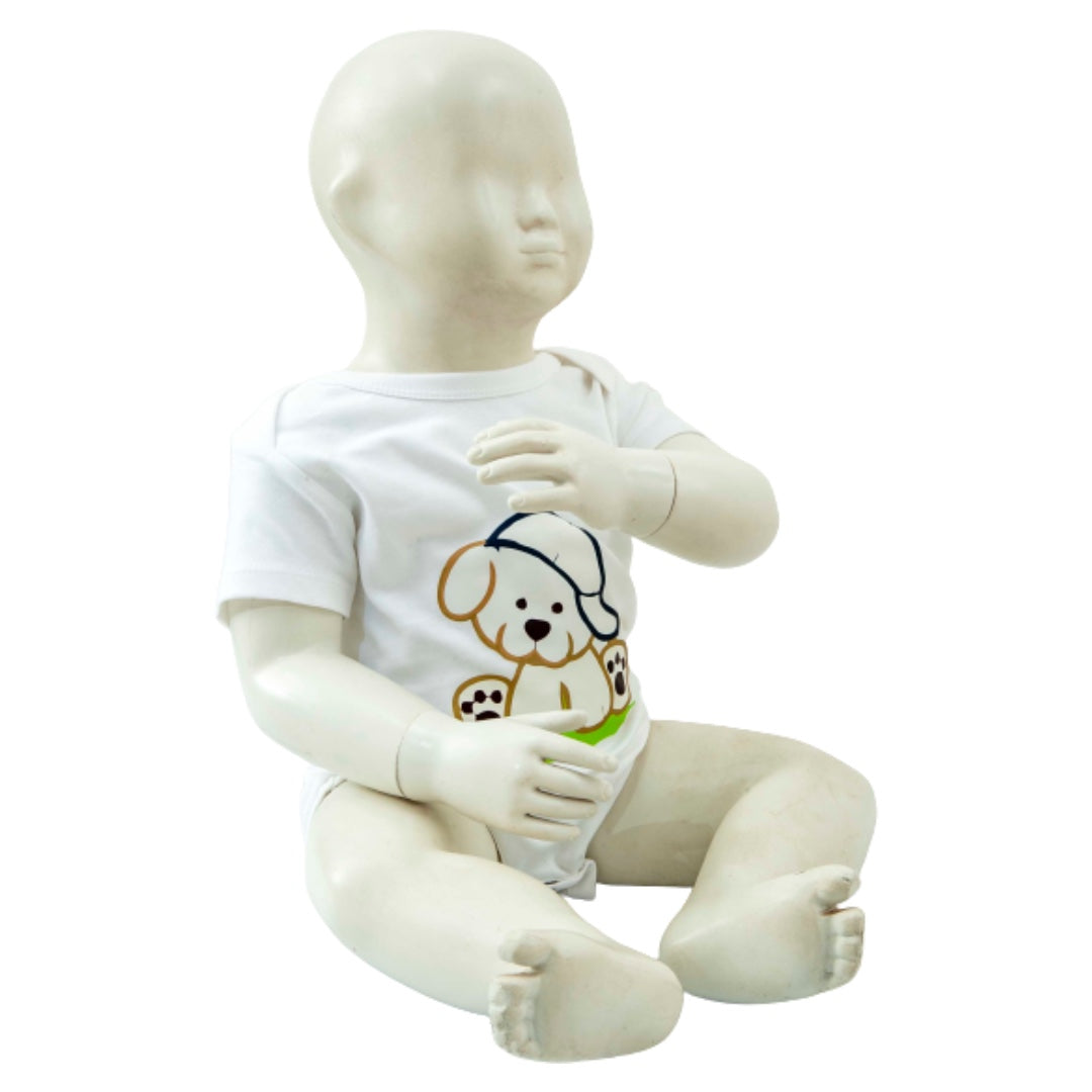 Cute Puppy Printed Romper for Infant baby | 100% Organic Cotton - Mojopanda Organic  Store