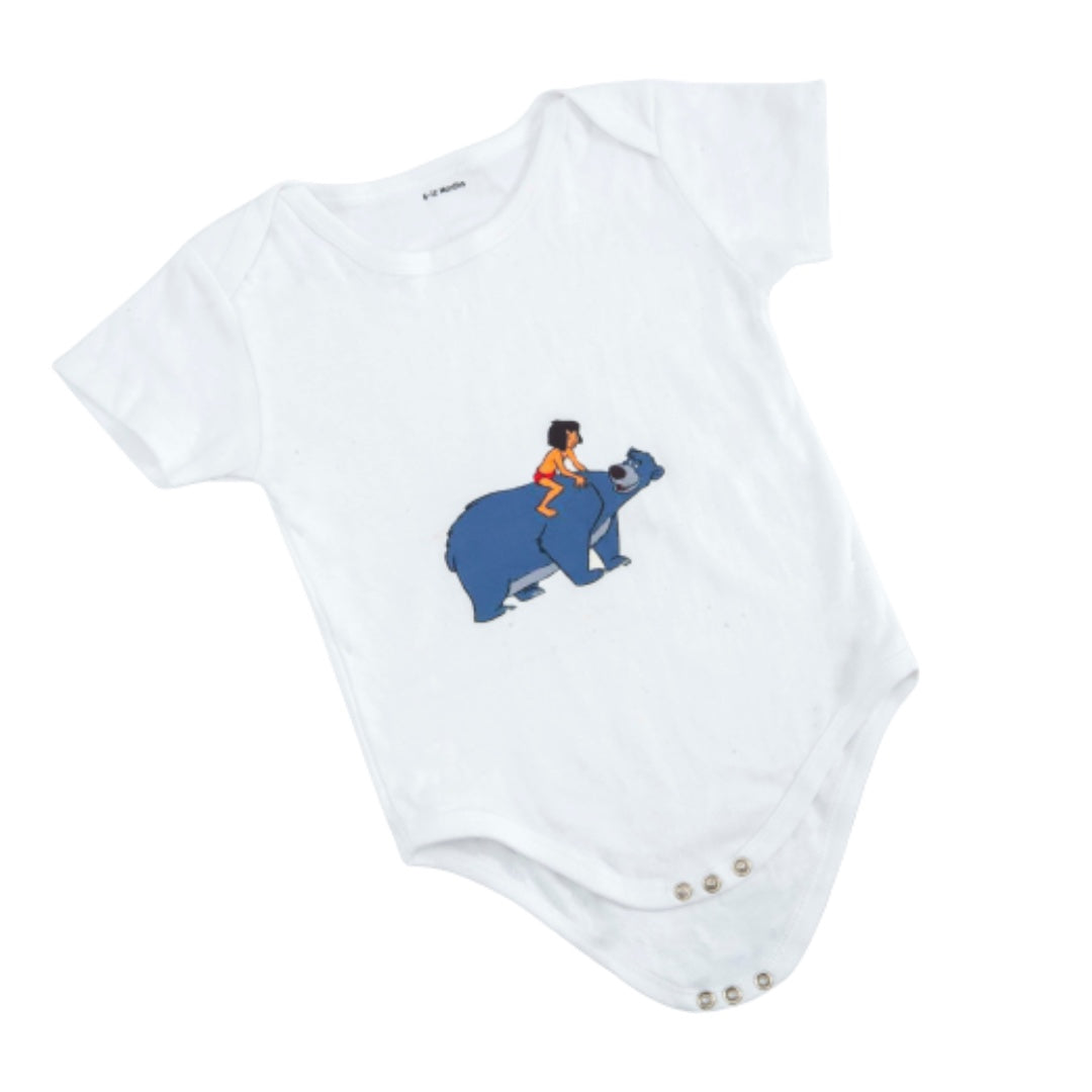 Cute Puppy Printed Romper for Infant baby | 100% Organic Cotton - Mojopanda Organic  Store