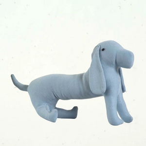 Soft Toys|  Knitted Light Blue Stuffed/Plush/Soft Toy | 100% Premium Cotton - Mojopanda Organic  Store